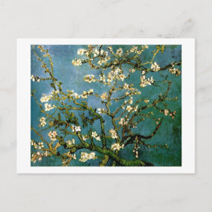 Postal Bella Artes de Van Gogh, un árbol de almendras bri