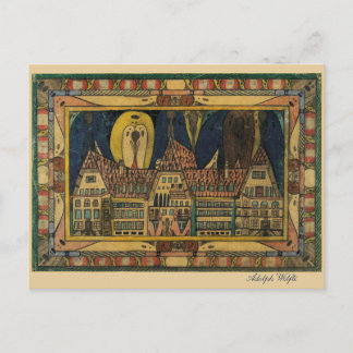Postal Bella Artes de Wölfli "Waldau"