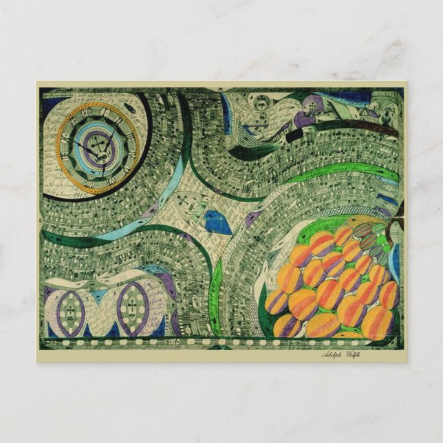 Postal Bella Artes del "Castillo de Santa María" de Wölfl (Anverso)