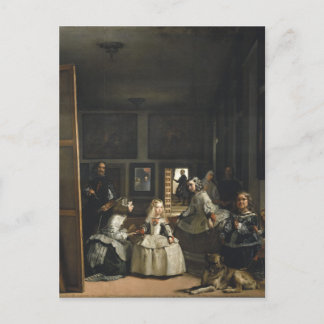 Postal Bella Artes Las Meninas Diego Velázquez