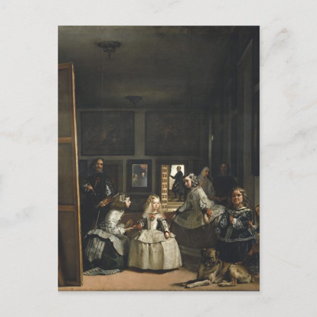 Postal Bella Artes Las Meninas Diego Velázquez (Anverso)