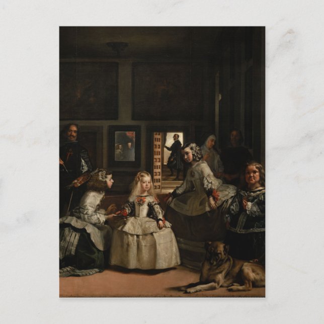 Postal Bella Artes Las Meninas Diego Velázquez (Anverso)