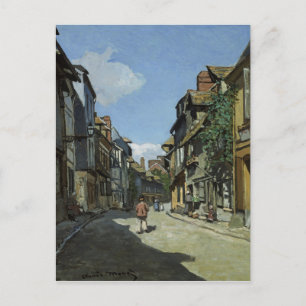 Postal Bella Artes Monet Rue de la Bavole Honfleur