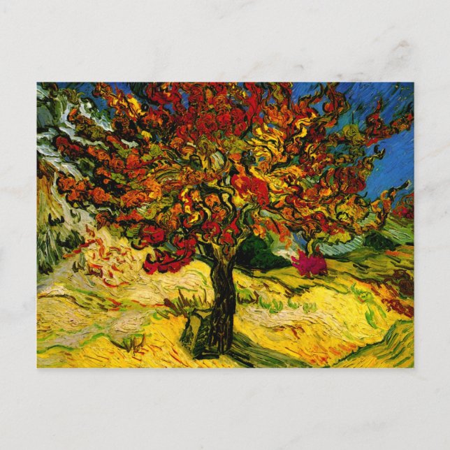 Postal Bella Artes Mulberry Tree Van Gogh (Anverso)