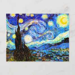 Postal Bella Artes nocturno Van Gogh Starry
