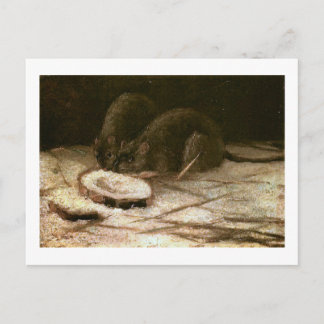 Postal Bella Artes Rats Van Gogh