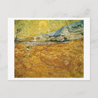 Postal Bella Artes Reaper Van Gogh