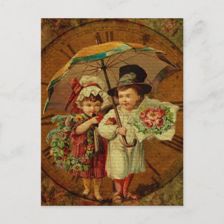 Postal Bella Artes retro vintage