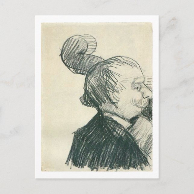 Postal Bella Artes Van Gogh de dos botones (F1244cv)