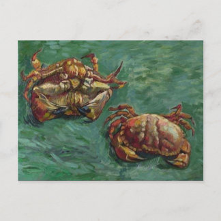 Postal Bella Artes Van Gogh de dos cangrejos (F606)