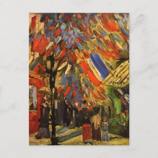 Postal Bella Artes Van Gogh de París, 14 de julio