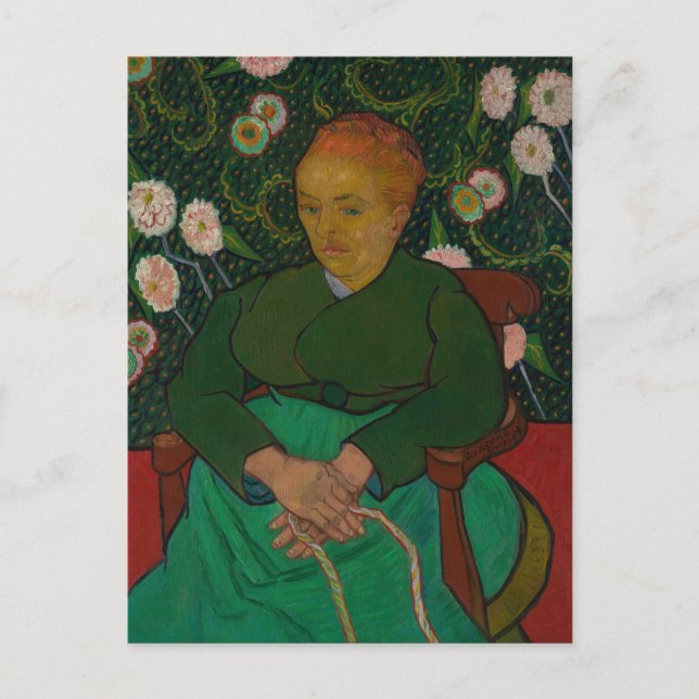 Postal Bella Artes Van Gogh, verde esmeralda (Anverso)