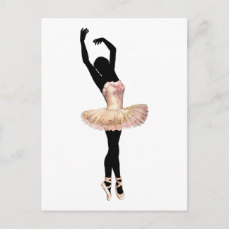 Postal Bella Ballerina en rosa