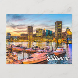 Postal Bella Baltimore, Maryland, EE.UU.