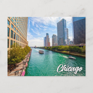 Postal Bella ciudad de Chicago, Illinois, EE. UU.