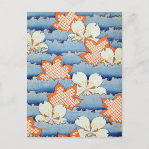 Postal Bella flor de Sakura