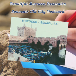 Postal Bella Marruecos Essaouira Souvenir Ciudad vieja