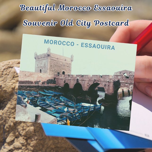 Postal Bella Marruecos Essaouira Souvenir Ciudad vieja (Subido por el creador)