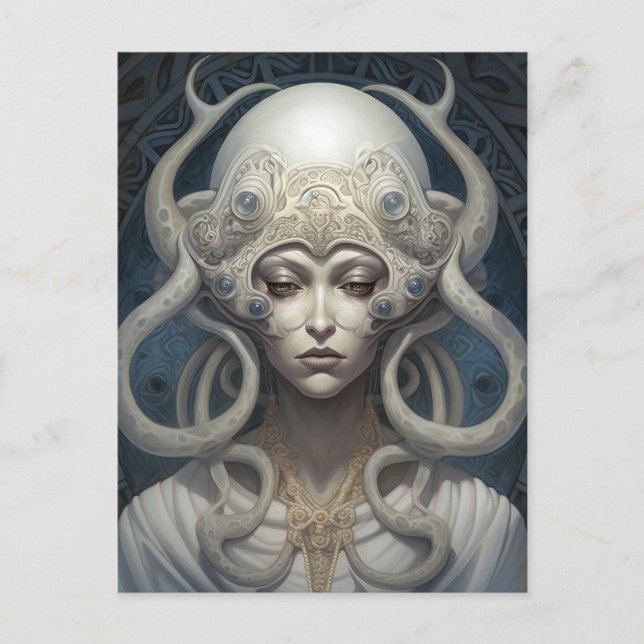 Postal Bella Witch Demon Queen Fantasy Art (Anverso)