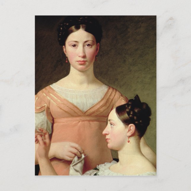 Postal Bella y Hanna Nathansson (Anverso)