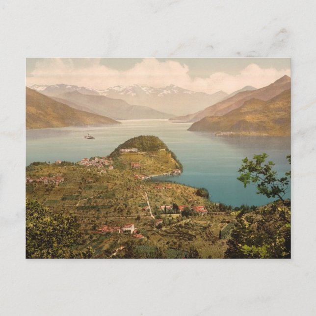 Postal Bellagio, Lago Como (Anverso)