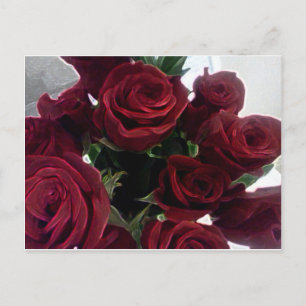POSTAL BELLAS ROSAS ROJAS