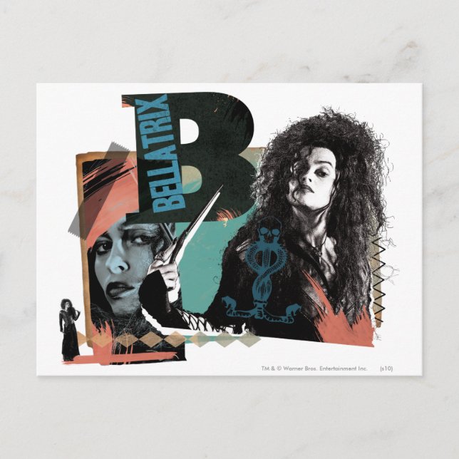 Postal Bellatrix Lestrange 6 (Anverso)
