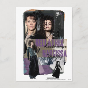 Postal Bellatrix Lestrange y Narcissa Malfoy