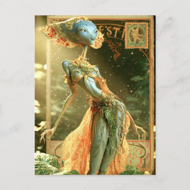 Postal Belleza Alien - Chipawa (Anverso)