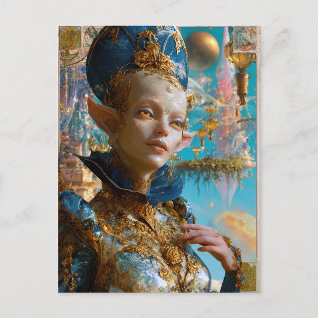Postal Belleza Alien - Sclar (Anverso)