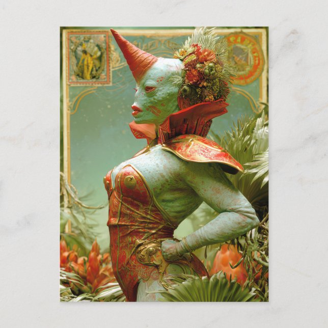 Postal Belleza Alien - Thula (Anverso)