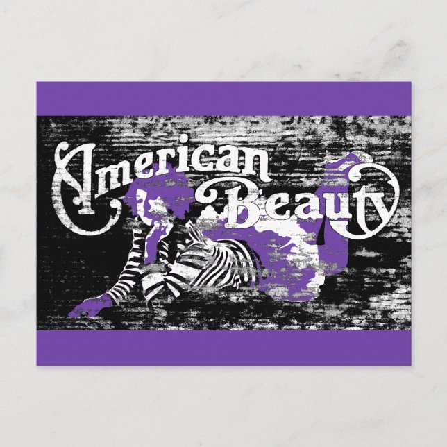 Postal belleza americana (Anverso)