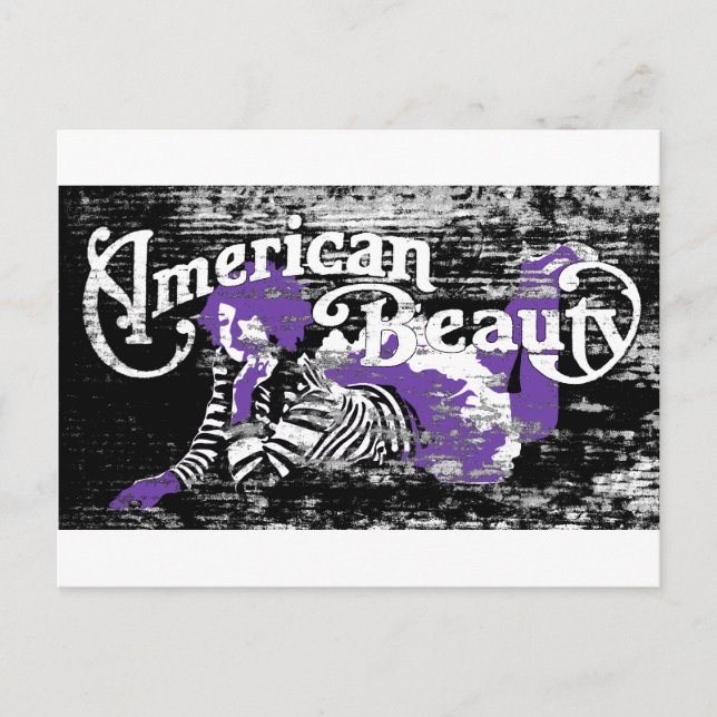 Postal belleza americana (Anverso)