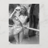¡Belleza bañista! Foto en blanco y negro
