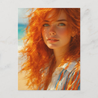 Postal Belleza de ensueño - Retrato de playa cautivador