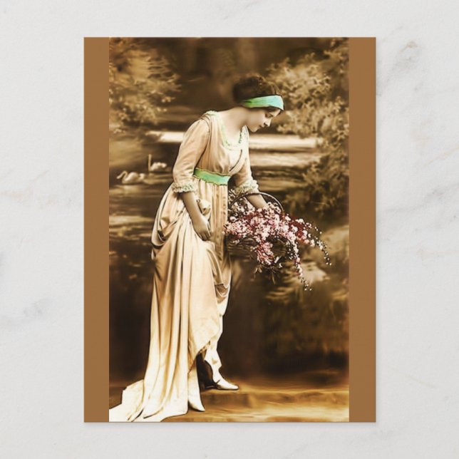 Postal Belleza de época VII (Anverso)