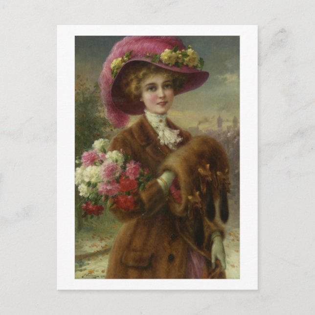 Postal Belleza de invierno - Émile Vernon (Anverso)