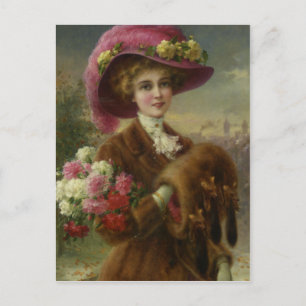 Postal Belleza de invierno en detalle por Émile Vernon