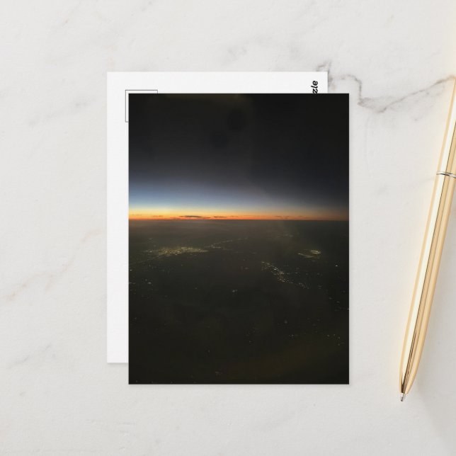 Postal belleza de la puesta de sol (Anverso/Reverso In Situ)