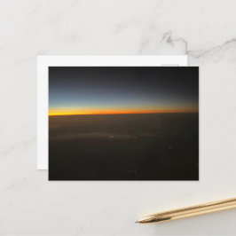 Postal belleza de la puesta de sol