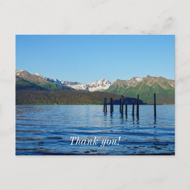 Postal Belleza de Seward (Anverso)