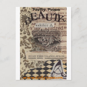 Postal Belleza de veneno de bonito
