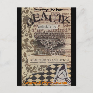 Postal Belleza de veneno de bonito
