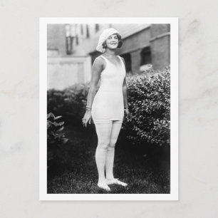 Postal Belleza del baño, a principios del siglo XX