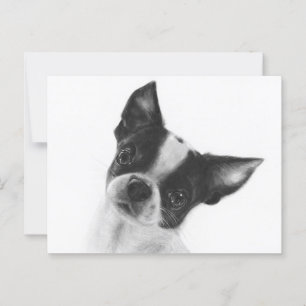 Postal Belleza digna - arte de Chihuahua pintado a mano