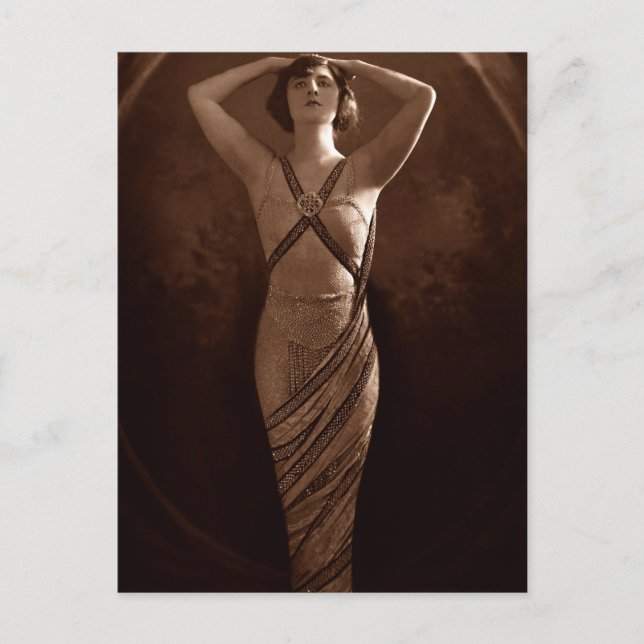 Postal Belleza egipcia (Anverso)