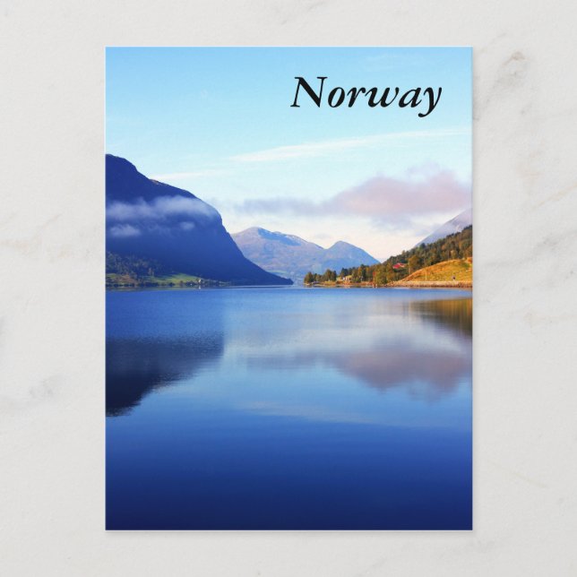 Postal Belleza escandinava, Noruega (Anverso)