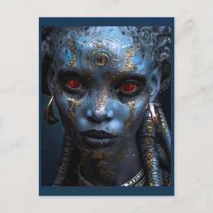 Postal Belleza Extranjera Del Planeta Escarcha