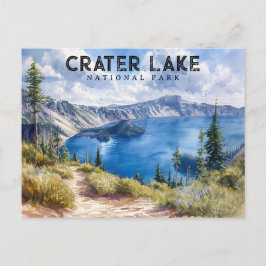 Postal Belleza impresionante: Parque Nacional Crater Lake