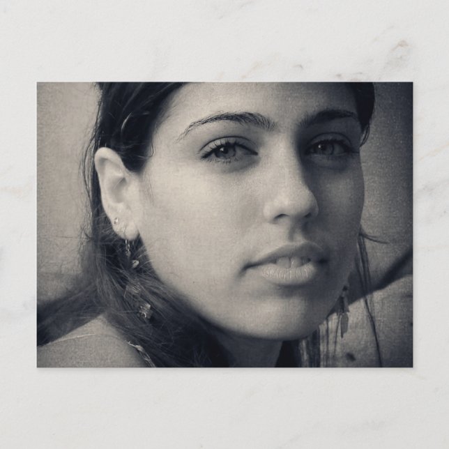 Postal belleza latina (Anverso)